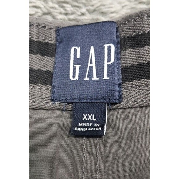 New Gap Shorts Mens XXL Stretch Twill Pull On Drawstring Elastic Waist Pockets - Picture 4 of 12